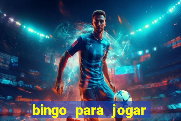 bingo para jogar com os amigos